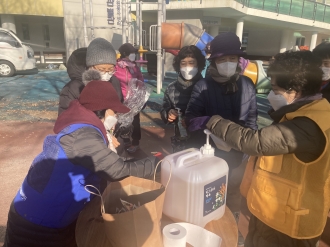 문흥2동자원봉사캠프 친환경 소분소분 주방세제 나눔 활동 및 회의